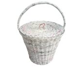 Panier de rangement multifonction en papier recyclé