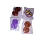 Boucles d&rsquo;oreilles artisanales en papier recyclé